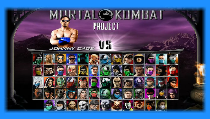 Mortal kombat project 4.1 characters